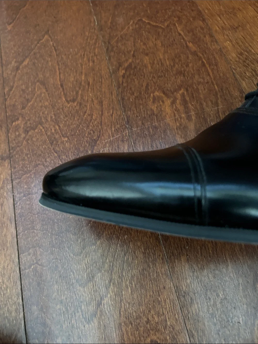 Florsheim Corbetta Cap Toe Oxford in Black Leather, Size 14